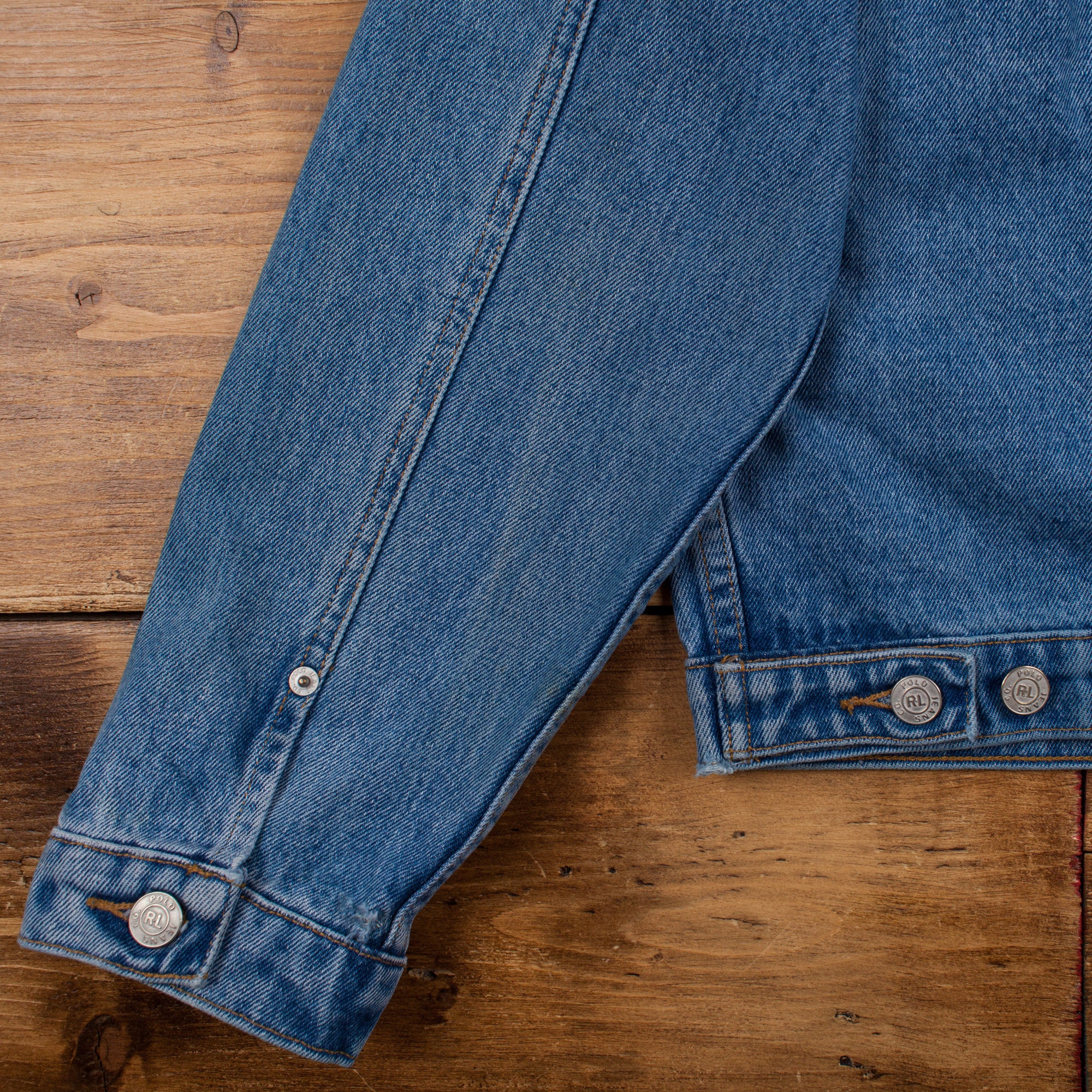 RALPH LAUREN damaged jeans ジャケット-