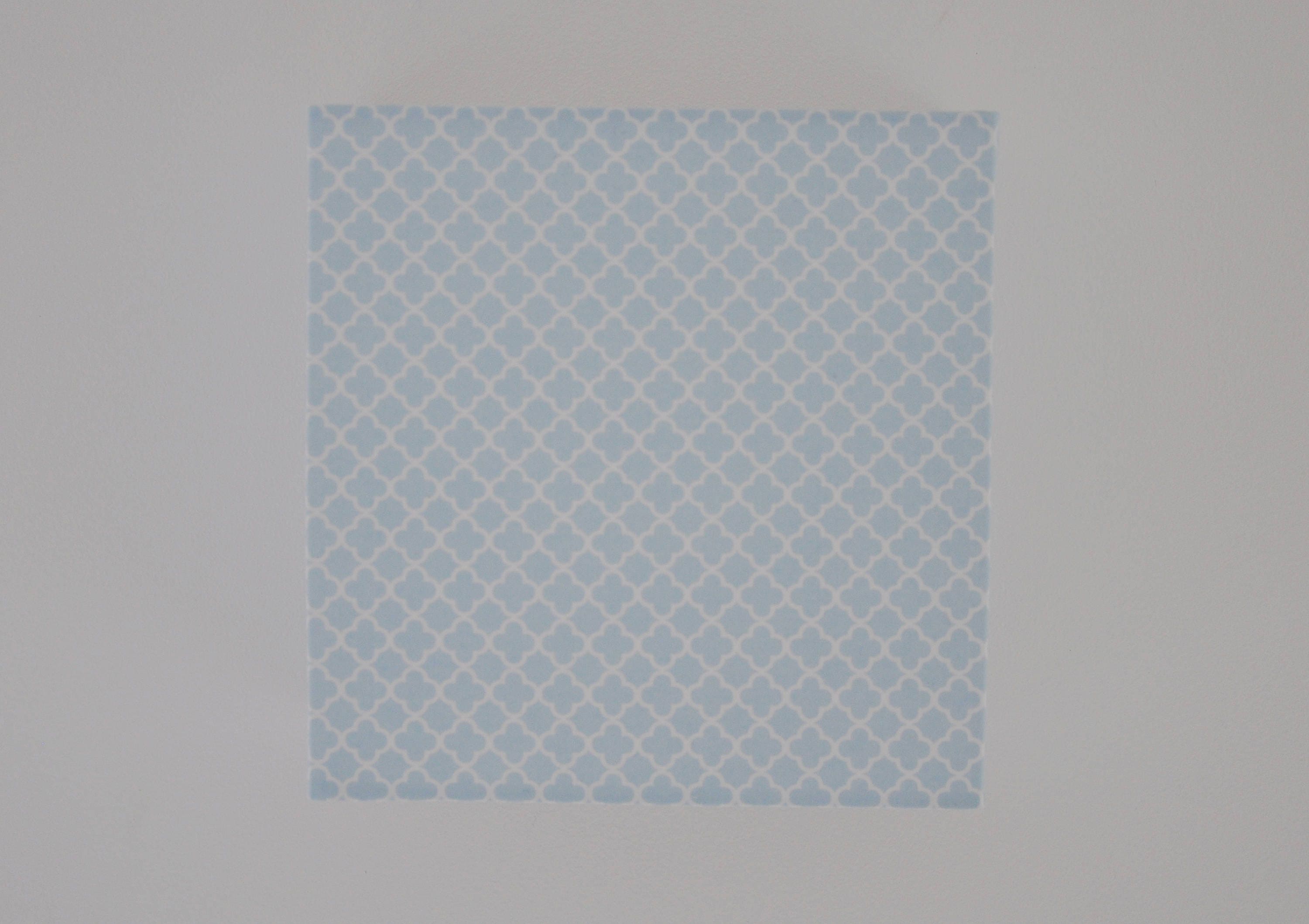 Applique Murale - Bleu Marine Demi Lune Carré Luminaire