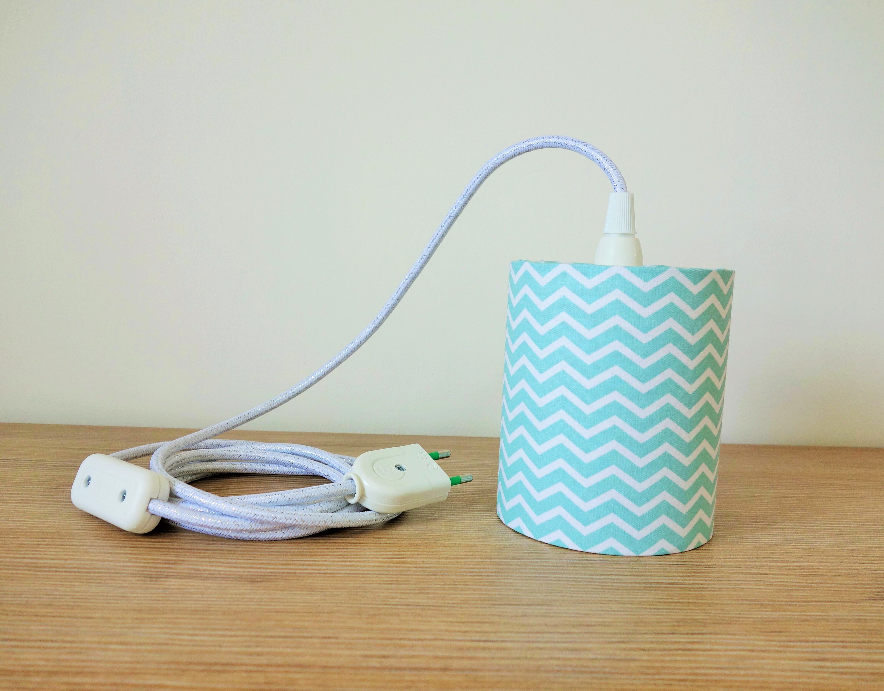 Lampe Baladeuse Chevron Vert Menthe
