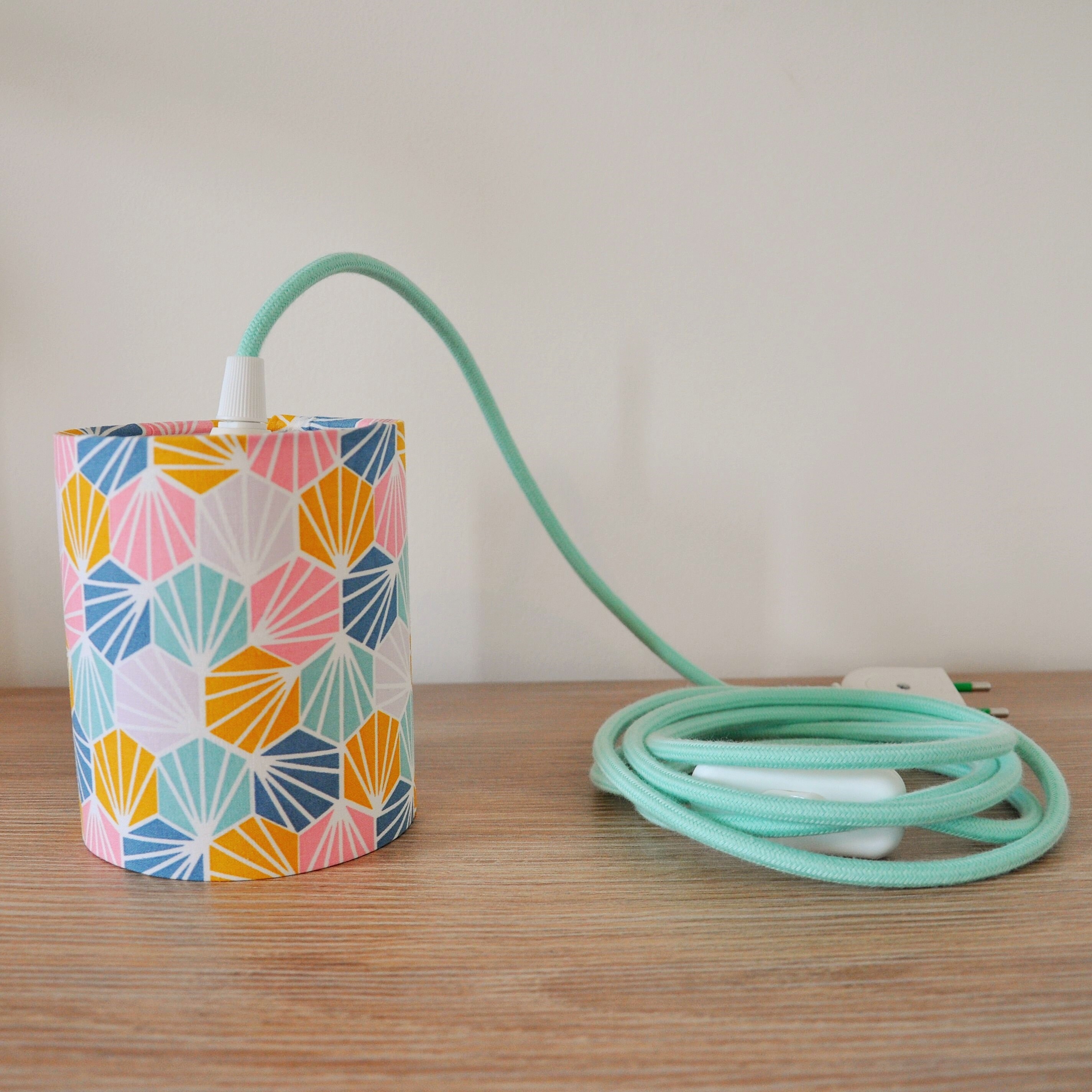 Wandernde Lampe Bunt Deko Modern Nomad Lampe Zimmer Etsy