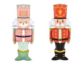 Nutcracker Foil Balloon, 42 Inch, Christmas Holiday Party Decor