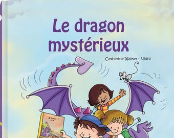 livre personnalisé - dragon mystérieux - cadeau original enfant bébé
