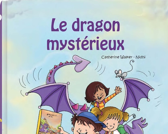 personalized book - mysterious dragon - original gift child baby