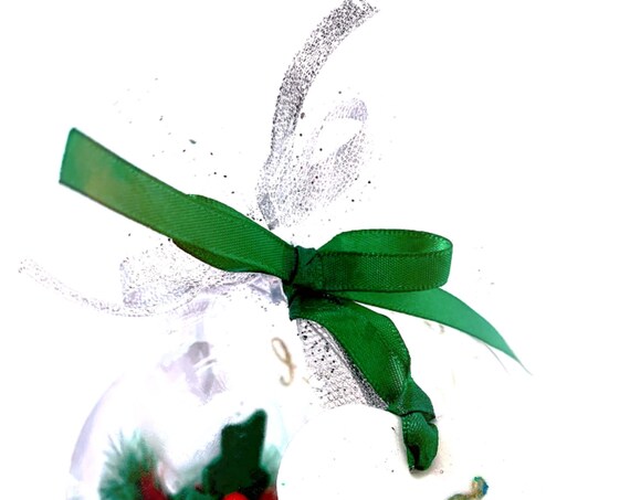 Mobile ball with baby elf -Justin- fimo: personalized birth gift