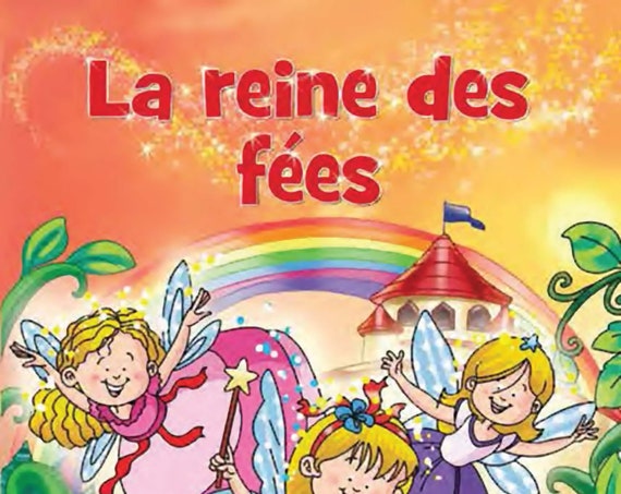 personalized children's book -Queen of The Fairies - original illustration