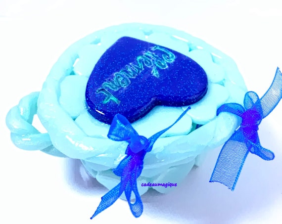 personalized basket candy fimo - mark-place containing sucker
