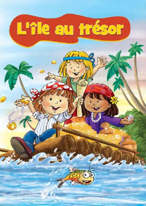 personalized children's book - Treasure Island - original illustration