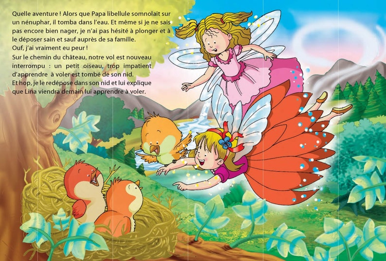 personalized children's book Queen of the Fairies original illustration image 9