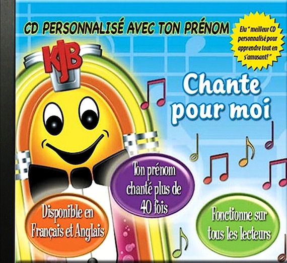 album songs music - sings for me - personalized gift baby child