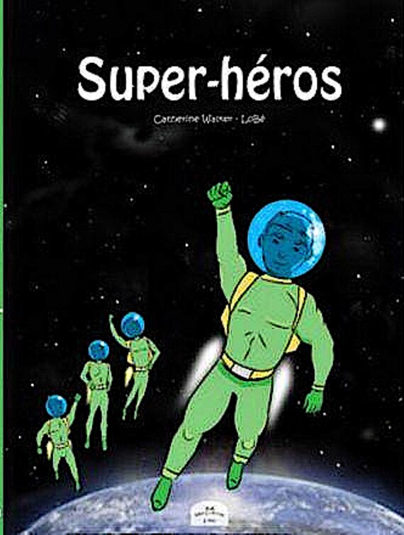 Personalised children's book -bd -Super heroes - original illustration