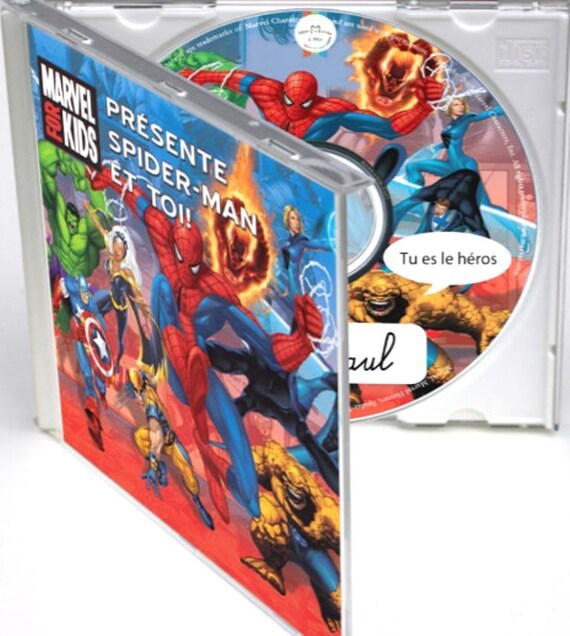 Personalized Music And Songs Cd Spiderman And You Baby Etsy