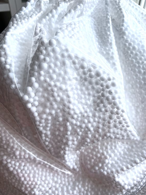 Granules - Polystyrene padding balls - 300 G - white foam beads