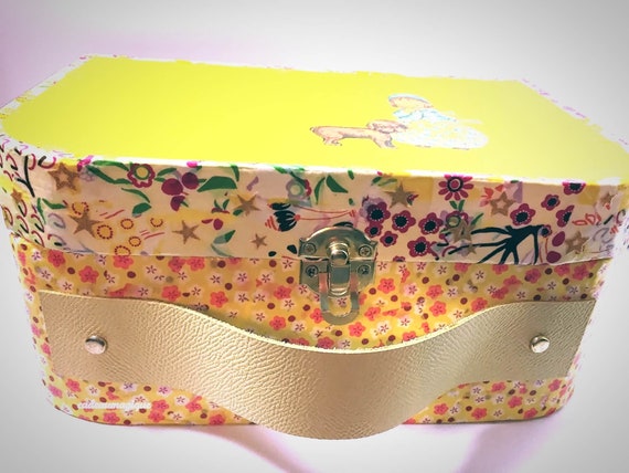 Vintage case -sun- cardboard: personalized gift box