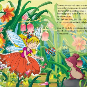 personalized children's book Queen of the Fairies original illustration image 7