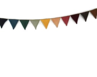 Bright Summer Shabby Chic Welcome Home New Baby Bunting Banner Garland