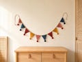 Circus Birthday Garland with Pom Poms – Vintage Circus Party Banner for Birthday Decor & Photo Backdrop product logo