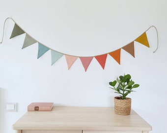 Colorful bunting banner