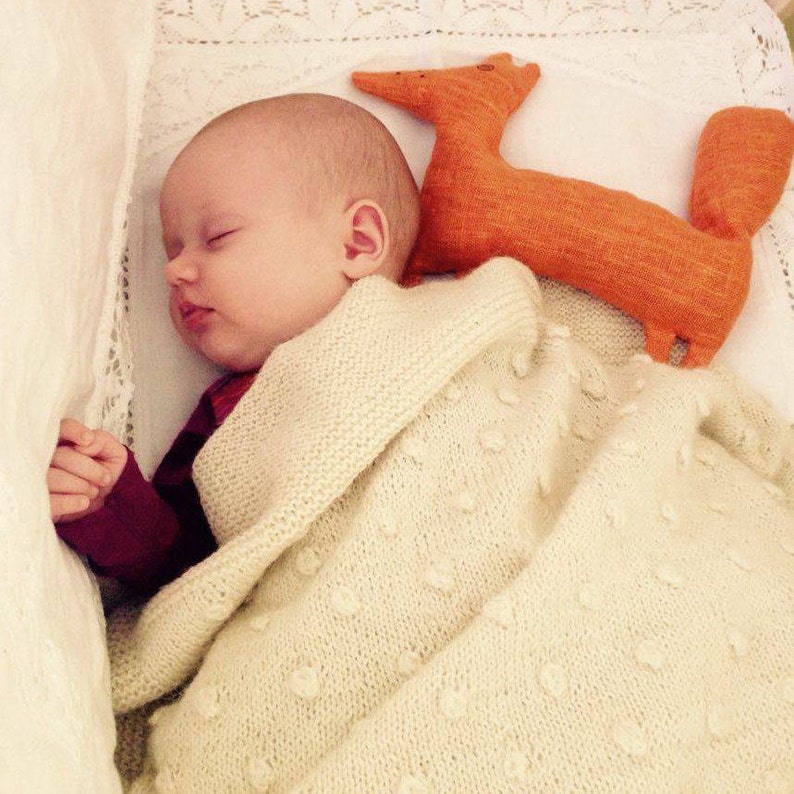 Alpaca Wool Baby Blanket. Handmade Alpaca Baby Set. Etsy