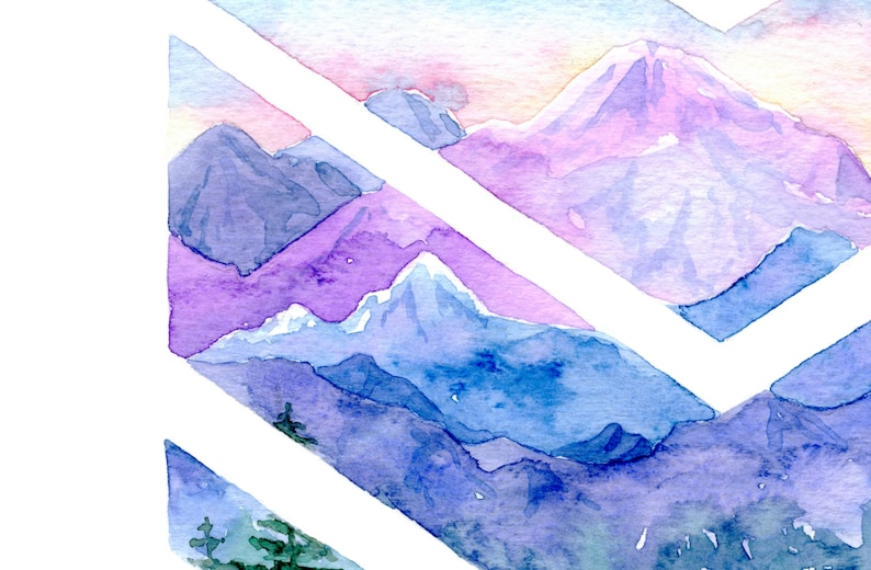 Woodland Nursery Art Set 3 Watercolour Painting Prints Etsy Australia