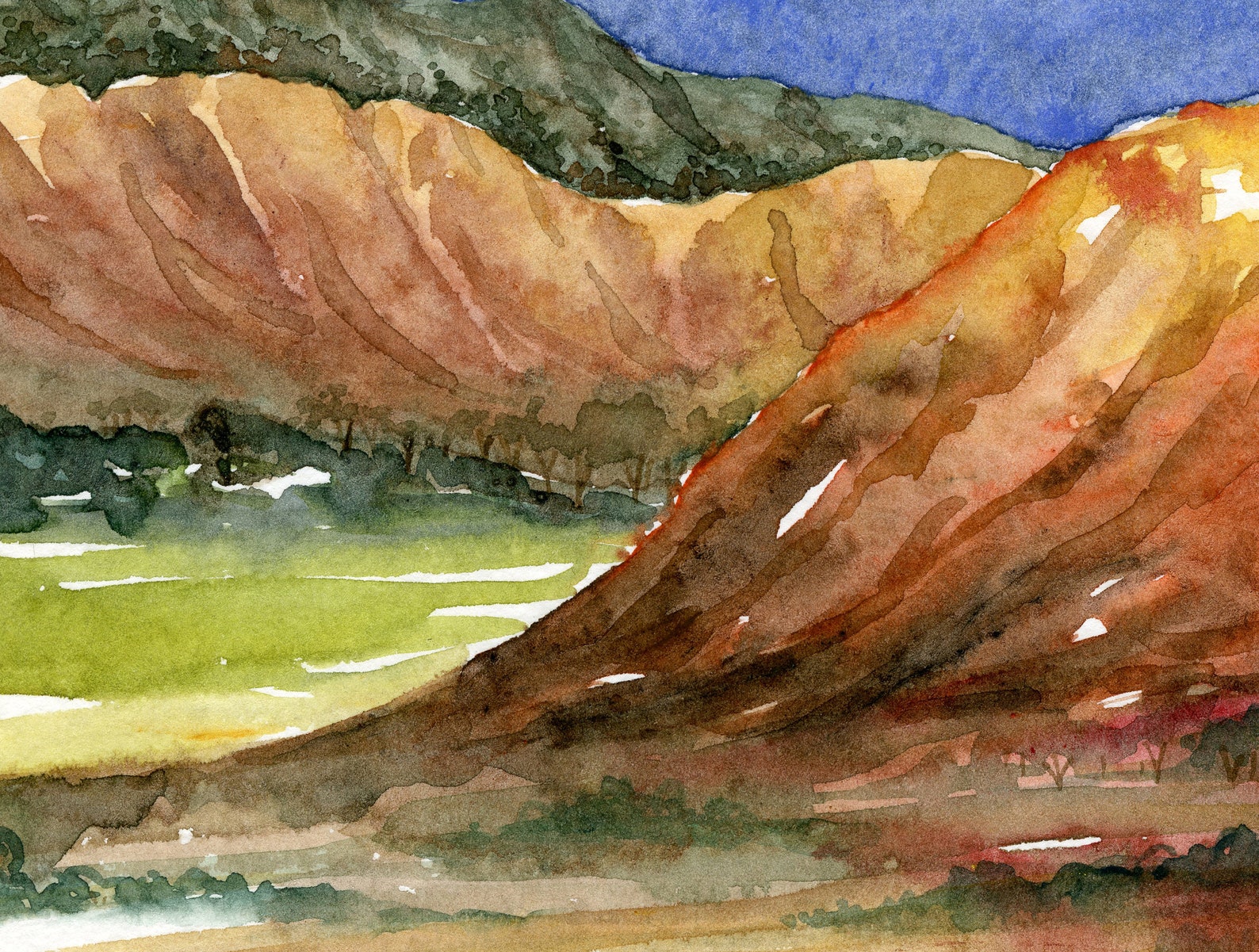 Australian Landscape Art Prints Set of 2 Modern Aussie Etsy Australia