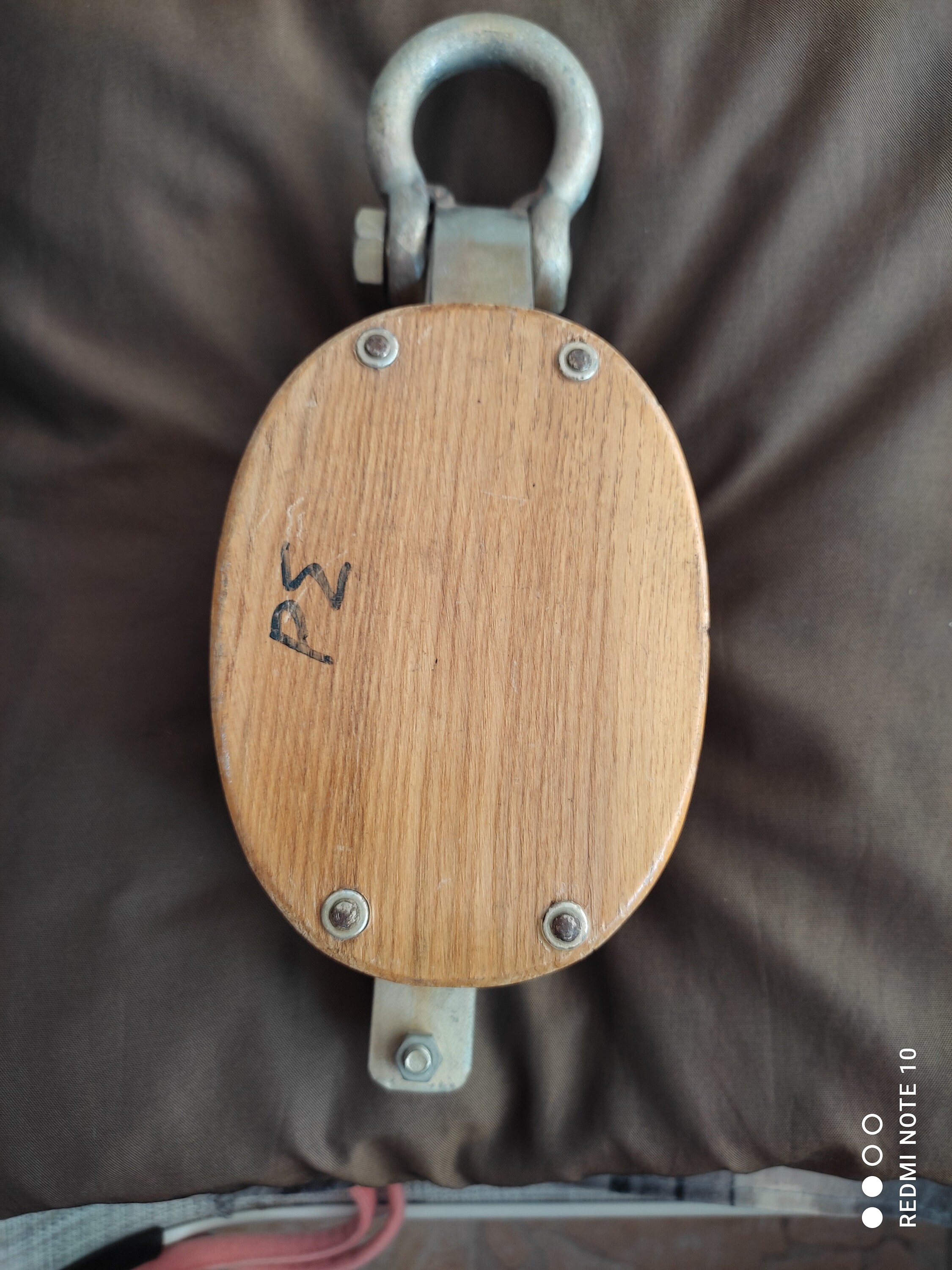 Vintage Double Wood Pulley Block and Tackle Nautical tool Etsy