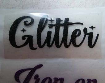 Custom Glitter Iron on Transfers- custom iron on transfers-glitter iron on