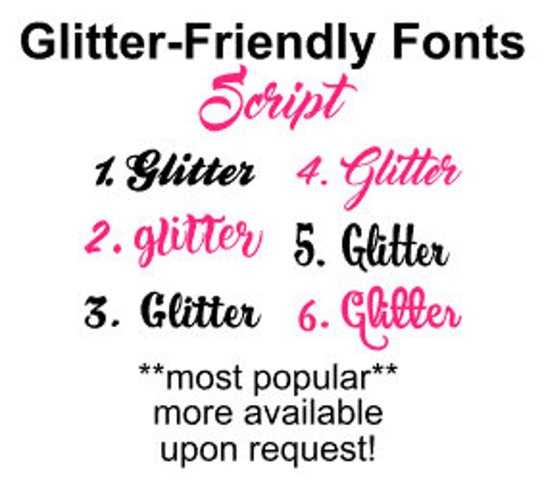 Custom Glitter Iron on Transfers custom iron on | Etsy