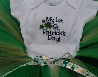 St. Patrick's Day tutu set