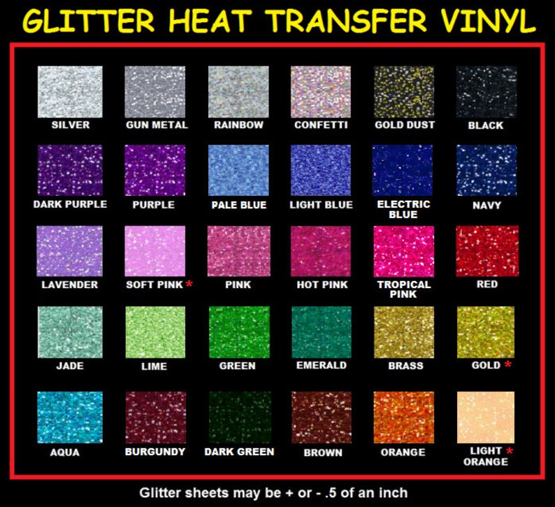 Custom Glitter Iron on Transfers custom iron on transfers-glitter iron on image 2