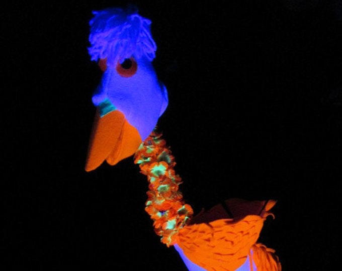 Blacklight Puppethandmade Sewn NEW LOOK Glows in Black Etsy