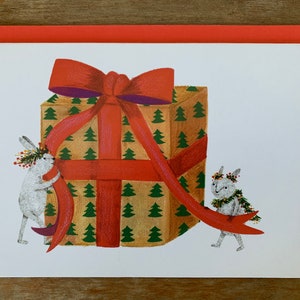 Regalo di Natale - Illustrazione originale di Nana Sakata