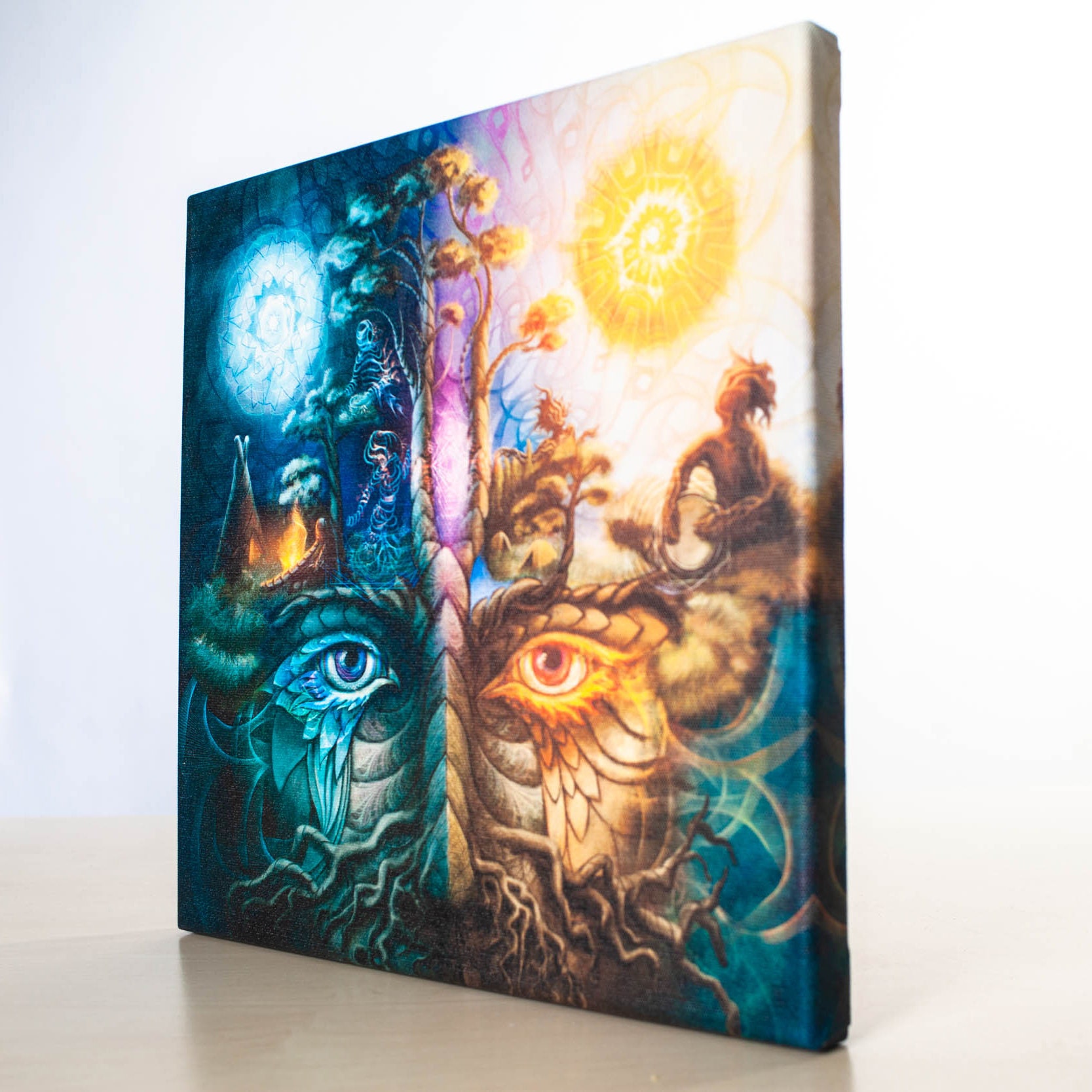 Psychedelic Spiritual Visionary Art With the Unity of Day and - Etsy