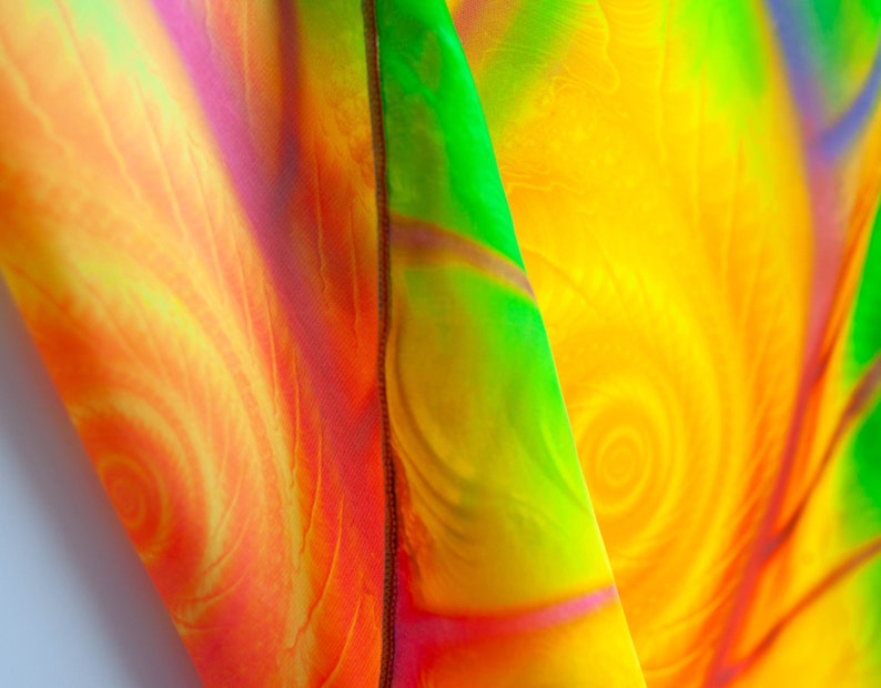 UV active Neon Shawl , Psychedelic Accessories image 7