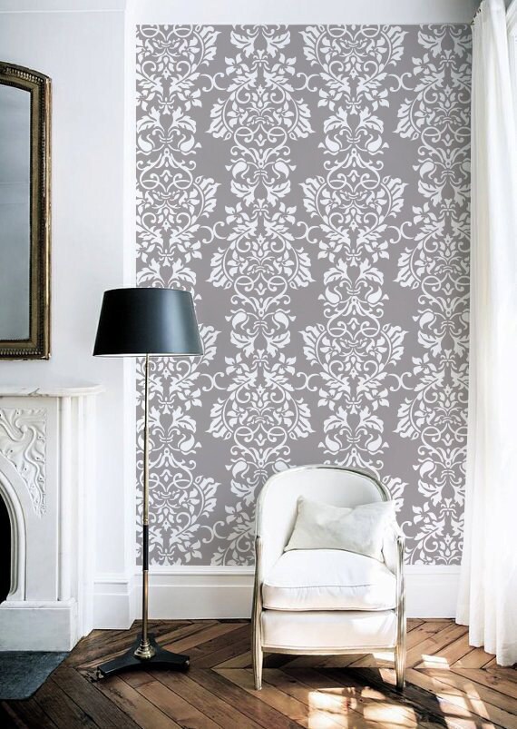 Modenized Vintage Adhesive Wallpaper Removable Wallpaper Etsy