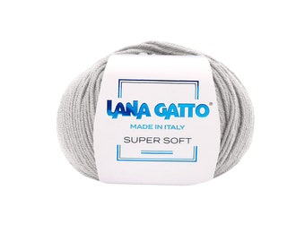 Gomitoli 100% Pura Lana Vergine Merino Extrafine Super Soft per lavoro a maglia, Colori Freddi, 50 gr 125 m.