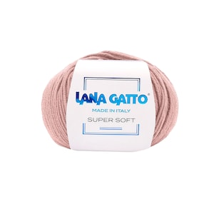 Balls of 100% Pure Extrafine Super Soft Virgin Merino Wool for knitting, Pastel Colours, 50 g 125 m.