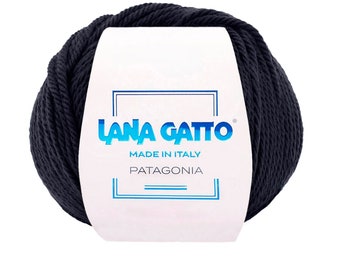 Gomitolo 100% Pura Lana Vergine, Lana Gatto Linea Patagonia - Tonalità Fredde