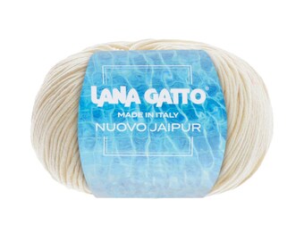 Gomitolo 100% Cotone Makò, Lana Gatto Linea Nuovo Jaipur - Tonalità Neutre