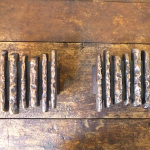 Alpan brutalist bronze door handles