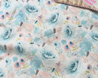 EASTER BLUE BLOSSOMS - cushion cover (handmade)