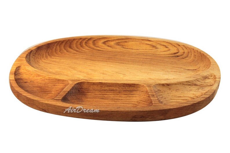 Handgefertigte Holz Platte Servierplatte mit Trennwänden die | Etsy