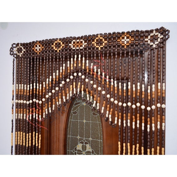 Wall Hanging Wood Curtains Wooden Beads Framing Doorway Wall Decoration Wall Panel Wooden Bedroom Screen Split The Room Moms Gift Christmas