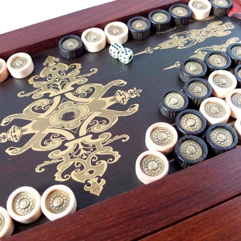 20 Backgammon board handmade Backgammon set Backgammon Etsy