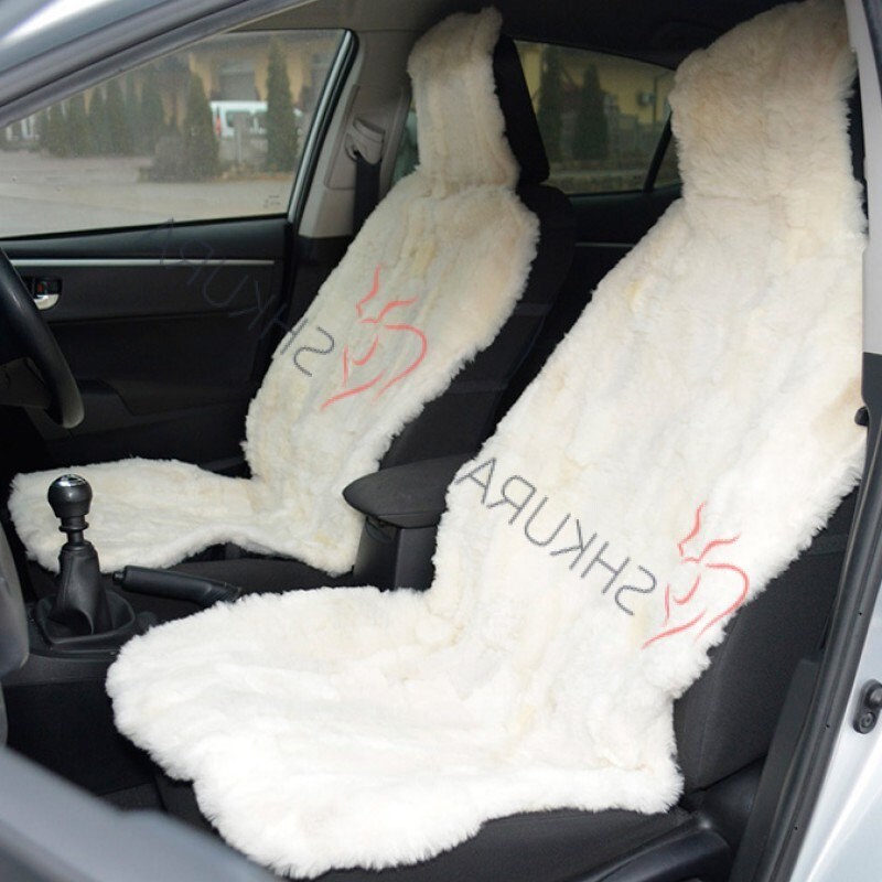 fur seat covers front and back