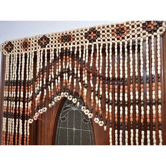 Wall Hanging Wood Curtains Wooden Beads Framing Doorway Wall Decoration Wall Panel Wooden Bedroom Screen Split The Room Moms Gift Christmas