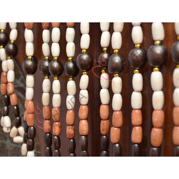 Wall Hanging Wood Curtains Wooden Beads Framing Doorway Wall Decoration Wall Panel Wooden Bedroom Screen Split The Room Moms Gift Christmas
