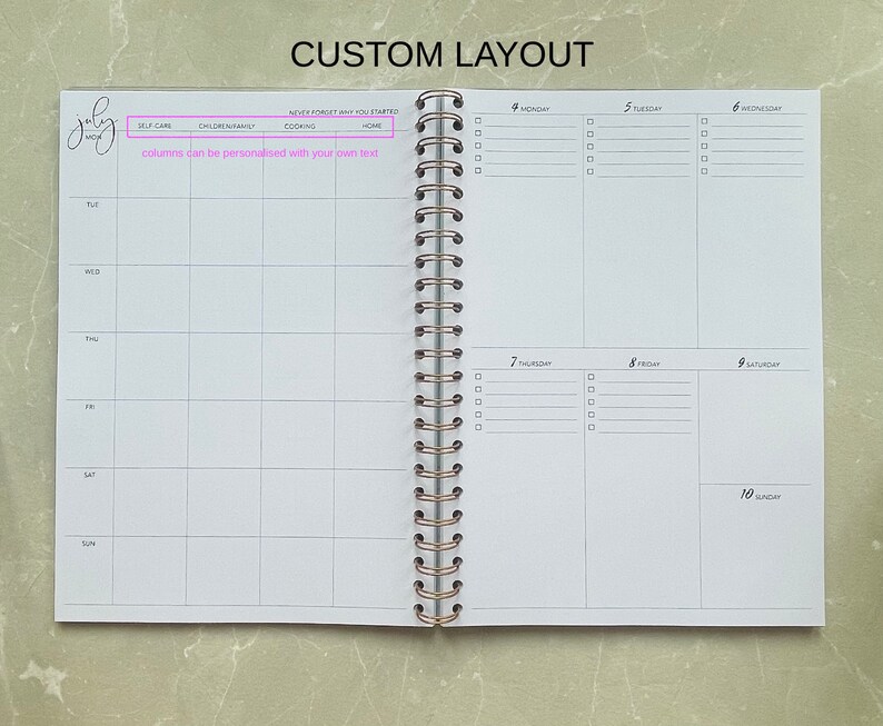 Large Weekly Planner 20232024 Planner A4 Weekly Agenda Etsy