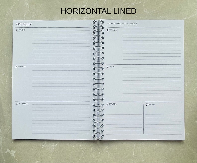 Large Weekly Planner 20232024 Planner A4 Weekly Agenda Etsy