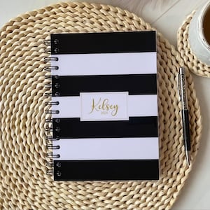 Personalized 2026-2027 Weekly Planner with Stickers | Custom Agenda for Work, School & Daily Life