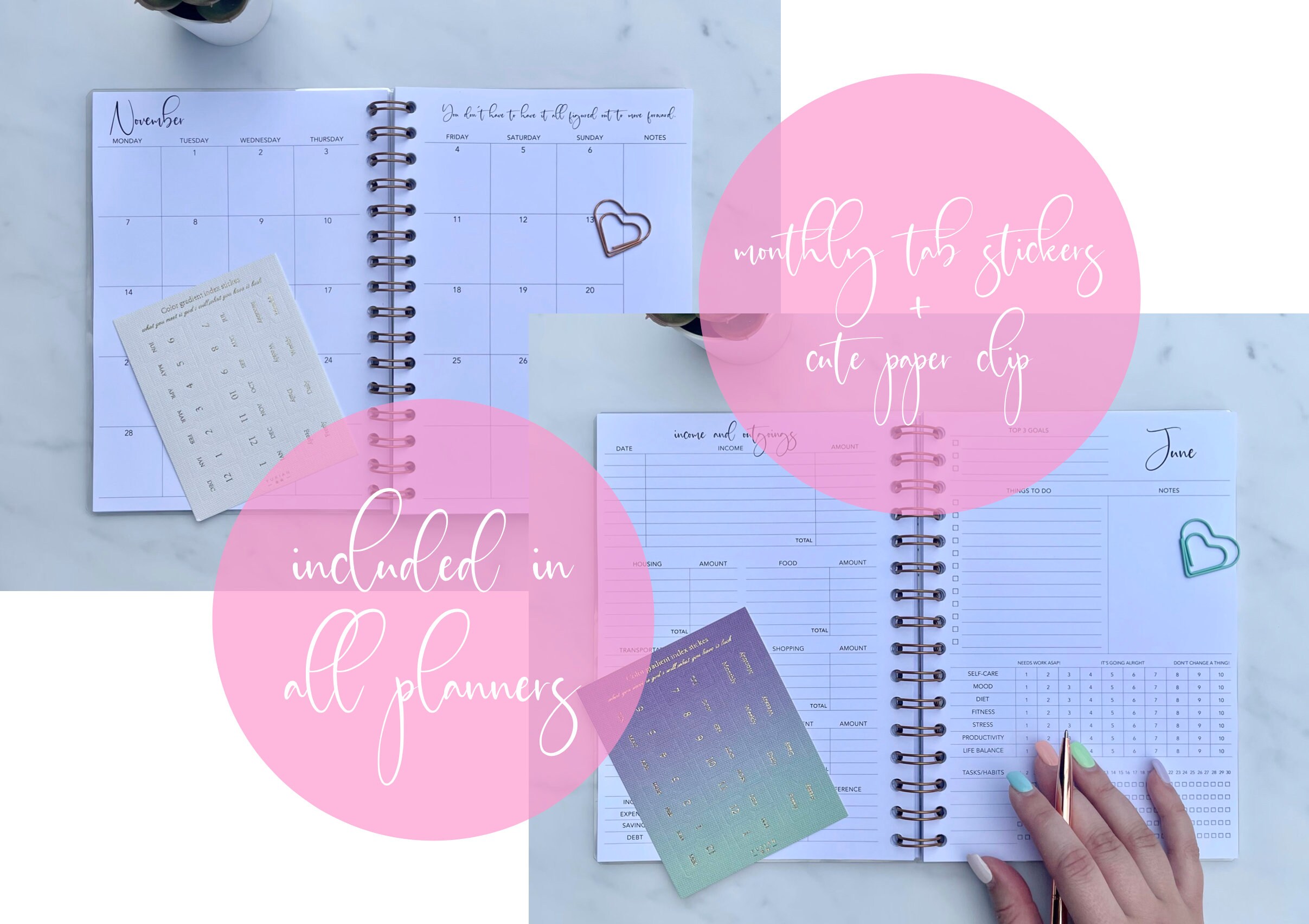 Personalised Planner 20232024 Planner Custom Planner Etsy Australia